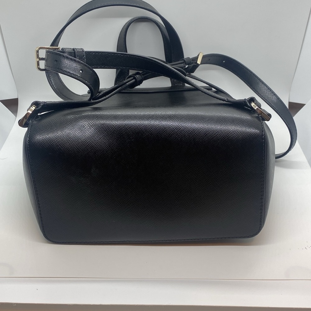 Kate Spade Lizzie Medium Flap Backpack- Black - Picture 4 of 12
